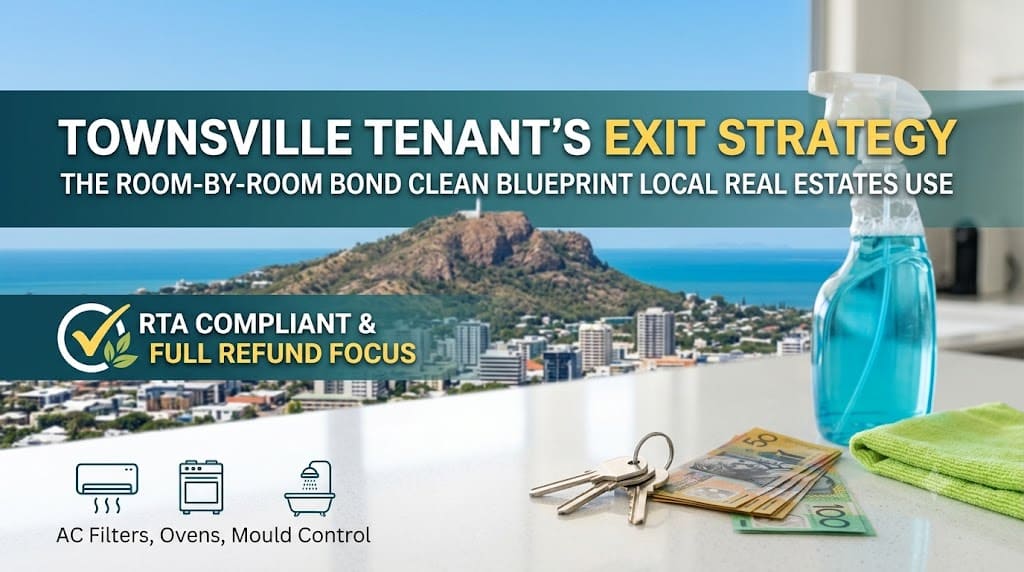 The Townsville Tenant’s Exit Strategy: The Room-by-Room Bond Clean Blueprint Local Real Estates Use