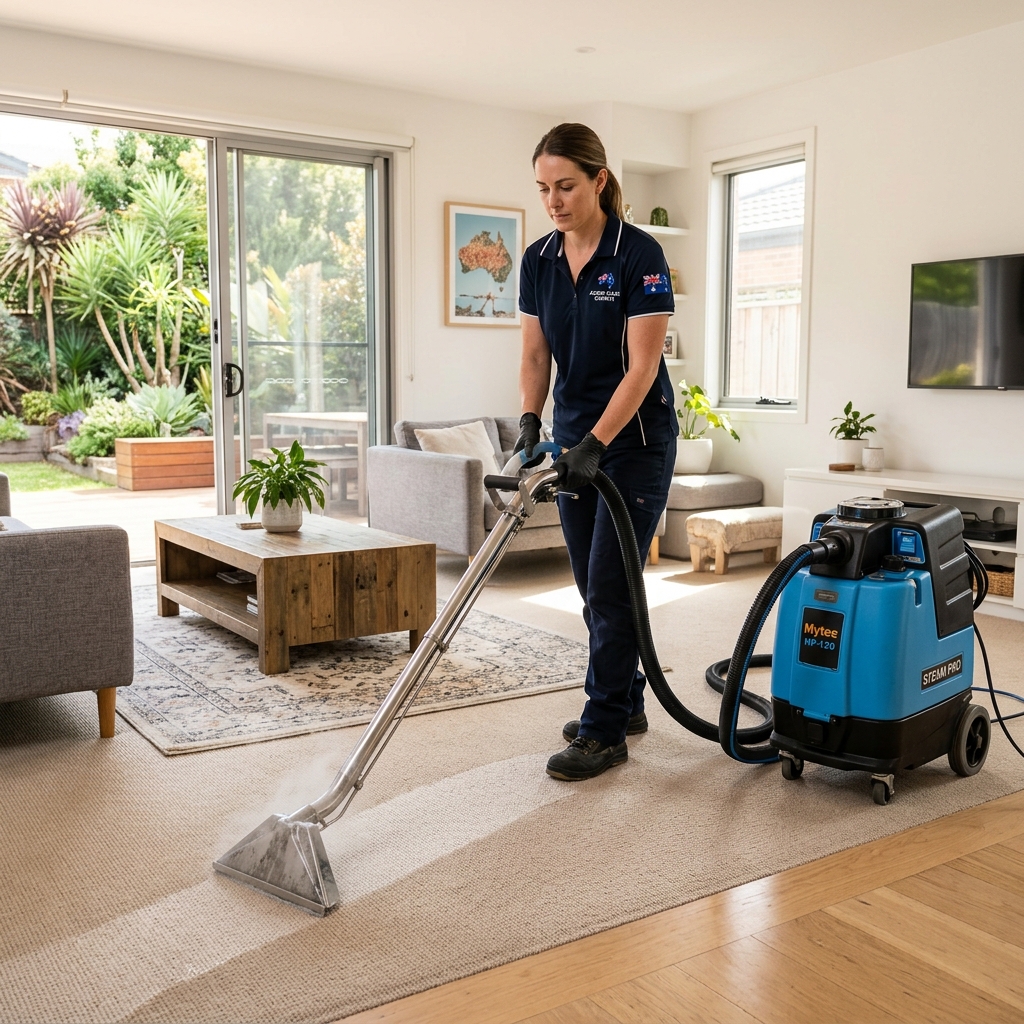 Carpet steam cleaning service